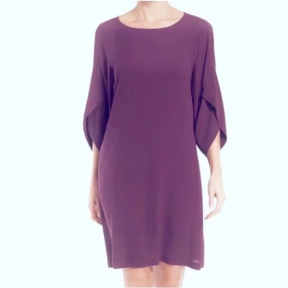 Eileen Fisher Dresses & Skirts - Eileen Fisher Plum Silk Shift Dress